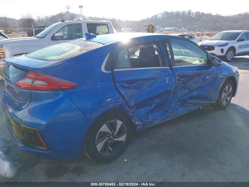 2017 Hyundai Ioniq Hybrid Sel VIN: KMHC75LC0HU049114 Lot: 38785452
