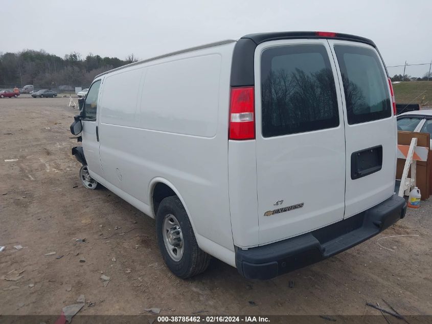 2021 Chevrolet Express Cargo Rwd 2500 Regular Wheelbase Wt VIN: 1GCWGAFP4M1261485 Lot: 38785462