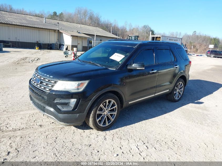 2016 Ford Explorer Limited VIN: 1FM5K7F80GGB27799 Lot: 38786102