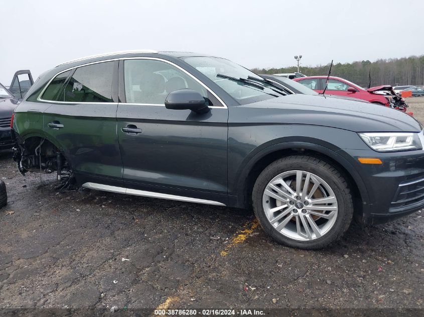 2018 Audi Q5 2.0T Premium/2.0T Tech Premium VIN: WA1BNAFY0J2025901 Lot: 38786280