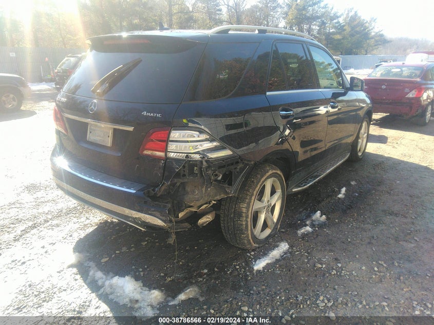 2017 Mercedes-Benz Gle 350 4Matic VIN: 4JGDA5HB7HA923773 Lot: 38786566