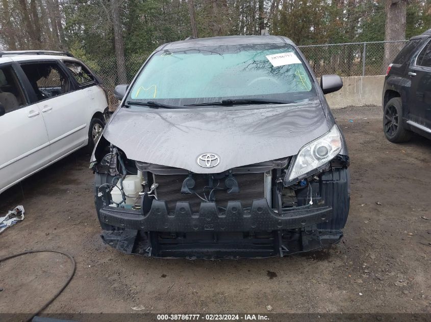 2013 Toyota Sienna Xle 7 Passenger VIN: 5TDDK3DC2DS052928 Lot: 38786777