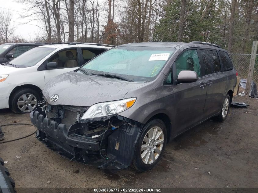 2013 Toyota Sienna Xle 7 Passenger VIN: 5TDDK3DC2DS052928 Lot: 38786777