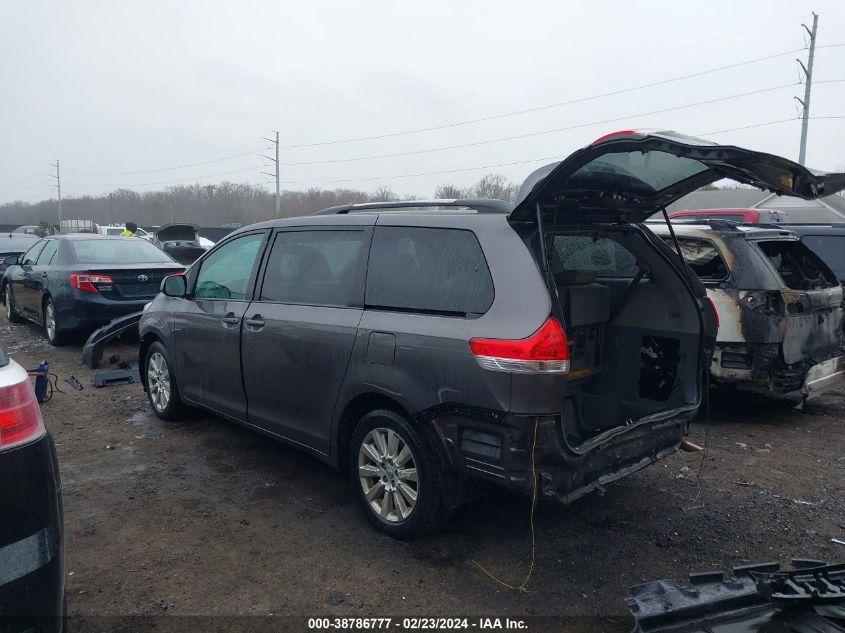 2013 Toyota Sienna Xle 7 Passenger VIN: 5TDDK3DC2DS052928 Lot: 38786777