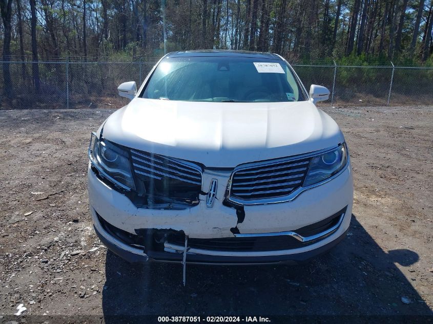 2018 Lincoln Mkx Reserve VIN: 2LMPJ6LR4JBL19409 Lot: 38787051