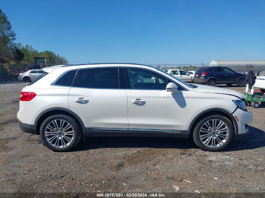 2018 Lincoln Mkx Reserve VIN: 2LMPJ6LR4JBL19409 Lot: 38787051