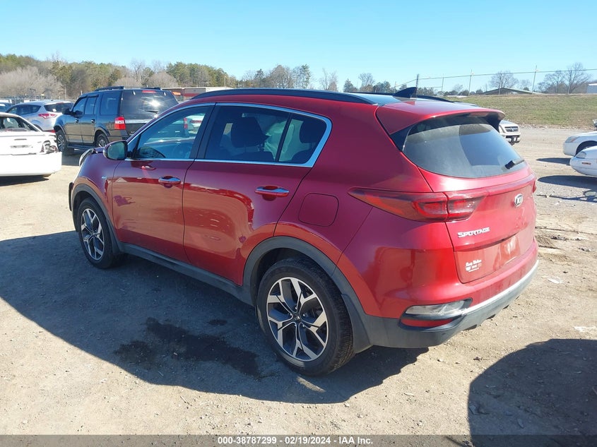 VIN KNDPNCAC7M7923180 2021 KIA SPORTAGE EX