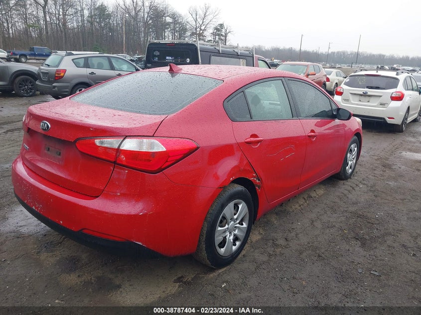 2016 KIA FORTE LX - KNAFK4A65G5493117