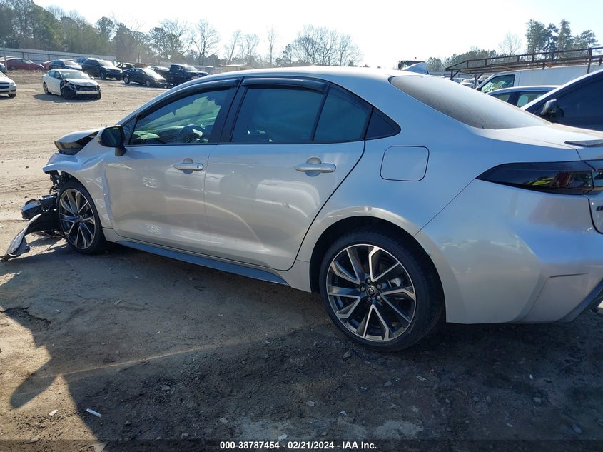 VIN 5YFT4MCE9NP105391 2022 TOYOTA COROLLA XSE