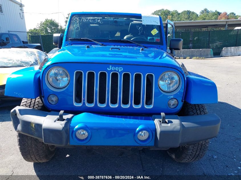 2016 Jeep Wrangler Sahara VIN: 1C4AJWBGXGL128530 Lot: 38787636