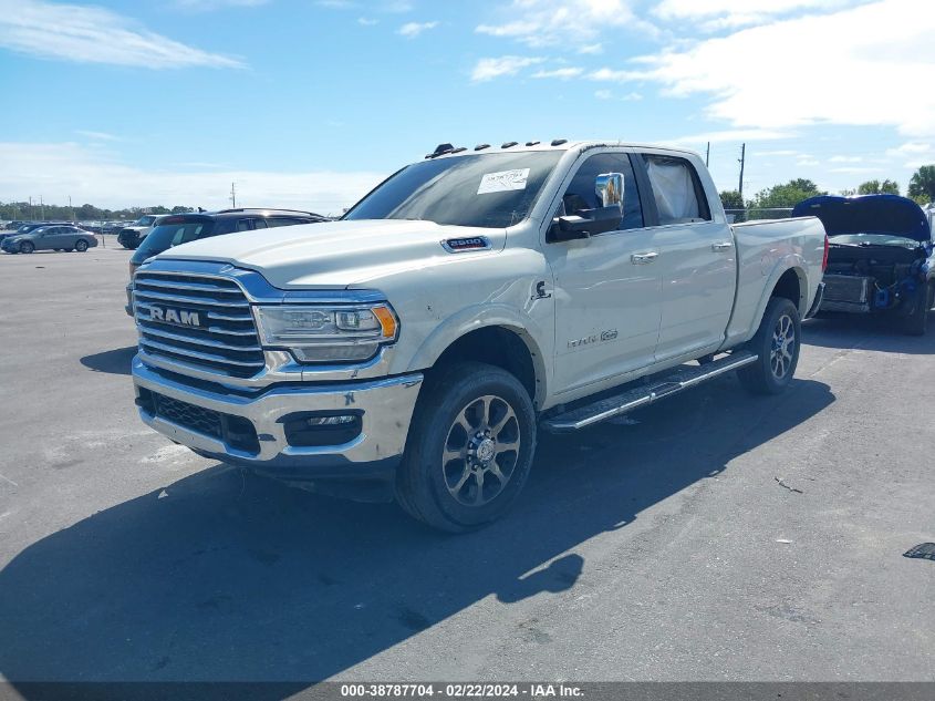 2020 Ram 2500 Laramie Longhorn 4X4 6'4 Box VIN: 3C6UR5GL6LG230556 Lot: 38787704