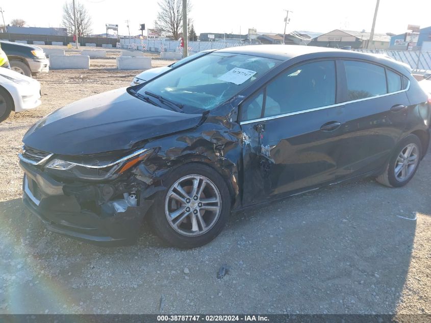 2018 Chevrolet Cruze Lt Auto VIN: 3G1BE6SM1JS599426 Lot: 38787747