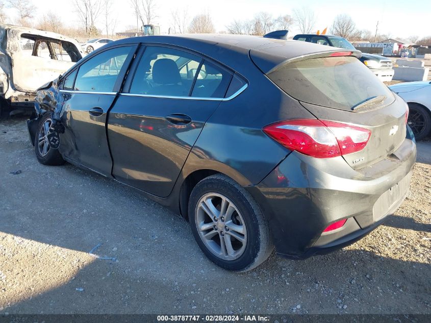 VIN 3G1BE6SM1JS599426 2018 CHEVROLET CRUZE LT AUTO