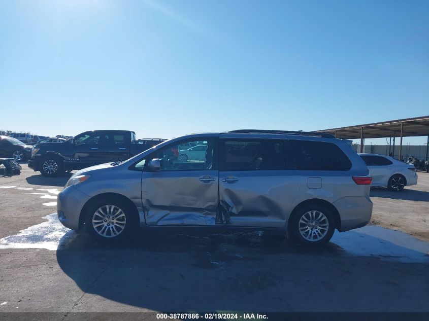 2016 Toyota Sienna Xle 8 Passenger VIN: 5TDYK3DC1GS703407 Lot: 38787886