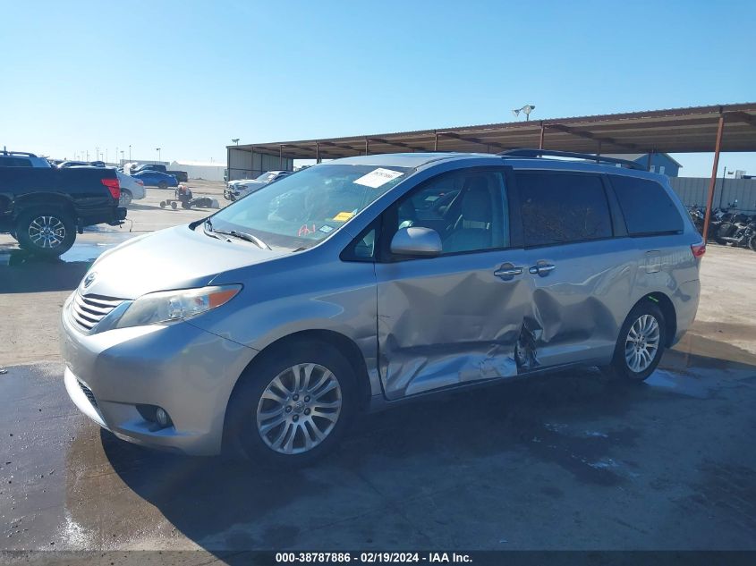 2016 Toyota Sienna Xle 8 Passenger VIN: 5TDYK3DC1GS703407 Lot: 38787886