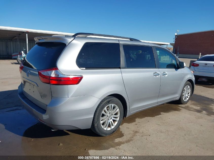 2016 Toyota Sienna Xle 8 Passenger VIN: 5TDYK3DC1GS703407 Lot: 38787886