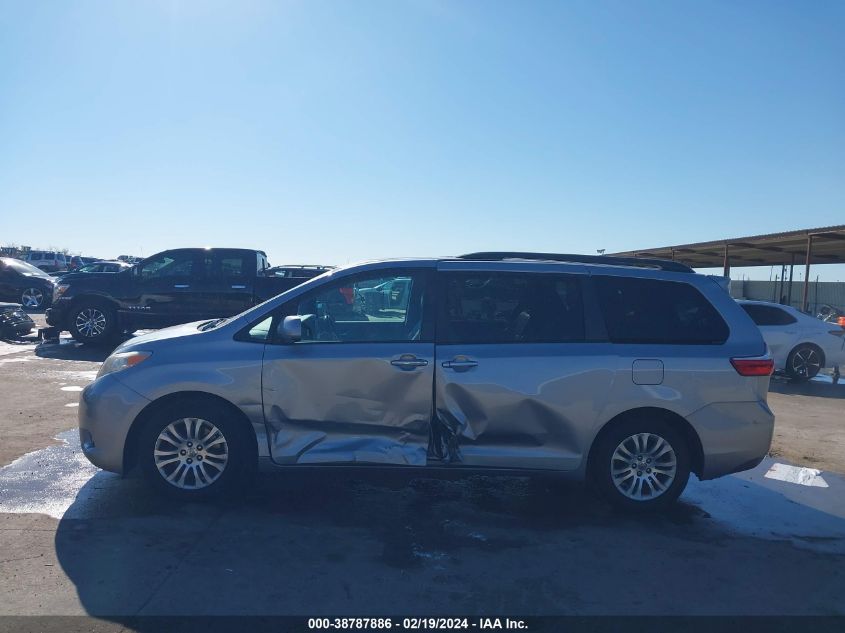 2016 Toyota Sienna Xle 8 Passenger VIN: 5TDYK3DC1GS703407 Lot: 38787886