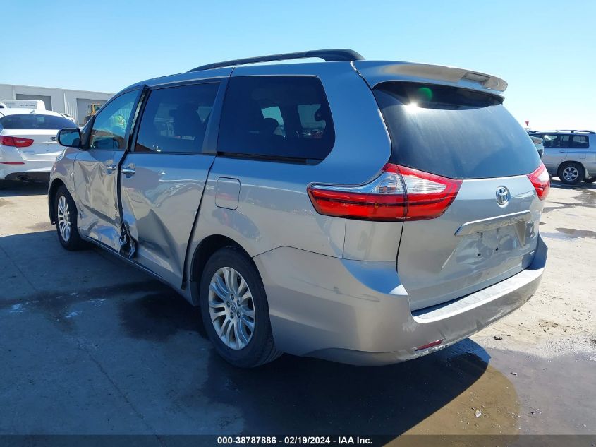 2016 Toyota Sienna Xle 8 Passenger VIN: 5TDYK3DC1GS703407 Lot: 38787886