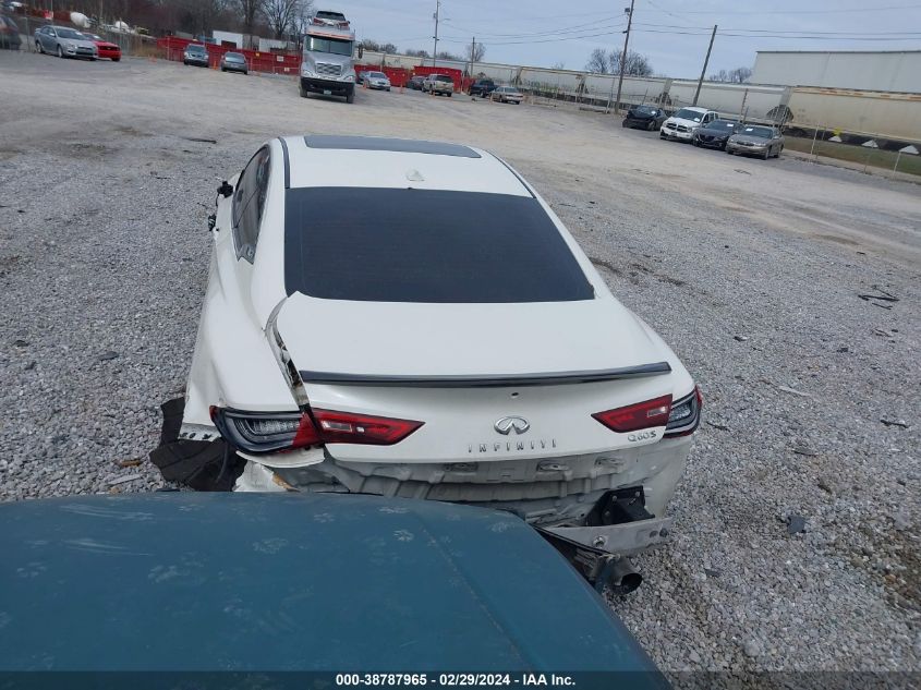 2018 Infiniti Q60 3.0T Red Sport 400 VIN: JN1FV7EK6JM530985 Lot: 38787965