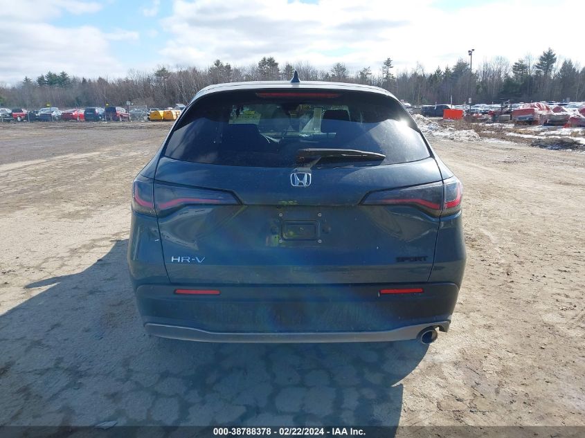 2023 Honda Hr-V Awd Sport VIN: 3CZRZ2H58PM705896 Lot: 38788378