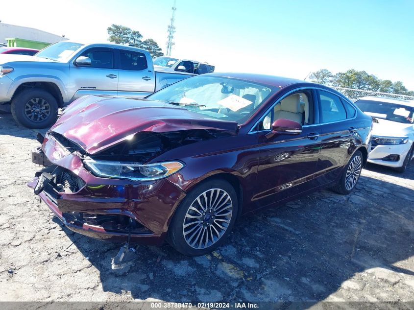 2017 Ford Fusion Titanium VIN: 3FA6P0K92HR124676 Lot: 38788470