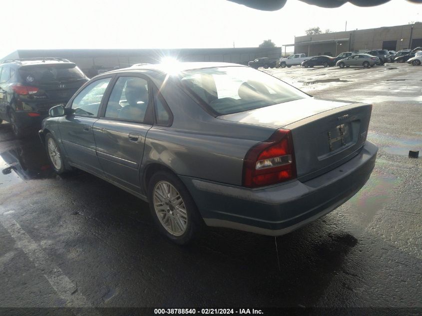 2001 Volvo S80 T6 VIN: YV1TS90DX11200520 Lot: 38788540