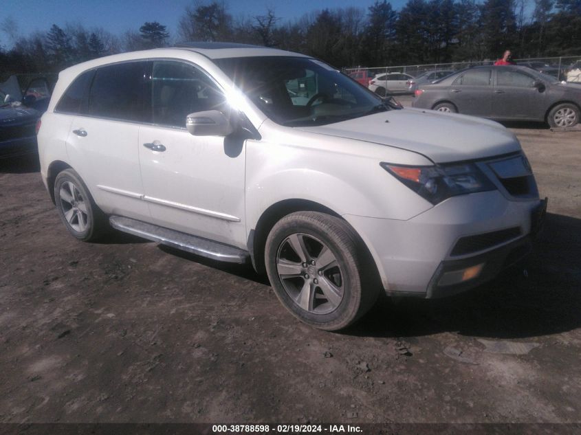 2012 Acura Mdx Technology Package VIN: 2HNYD2H30CH544459 Lot: 38788598