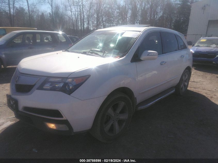 2012 Acura Mdx Technology Package VIN: 2HNYD2H30CH544459 Lot: 38788598