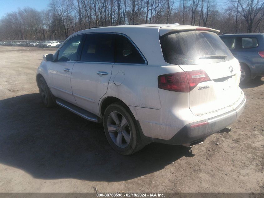 2012 Acura Mdx Technology Package VIN: 2HNYD2H30CH544459 Lot: 38788598