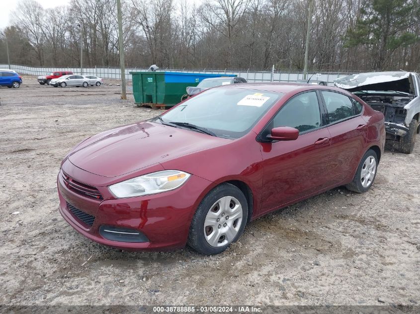 1C3CDFAA1FD331073 2015 Dodge Dart Se