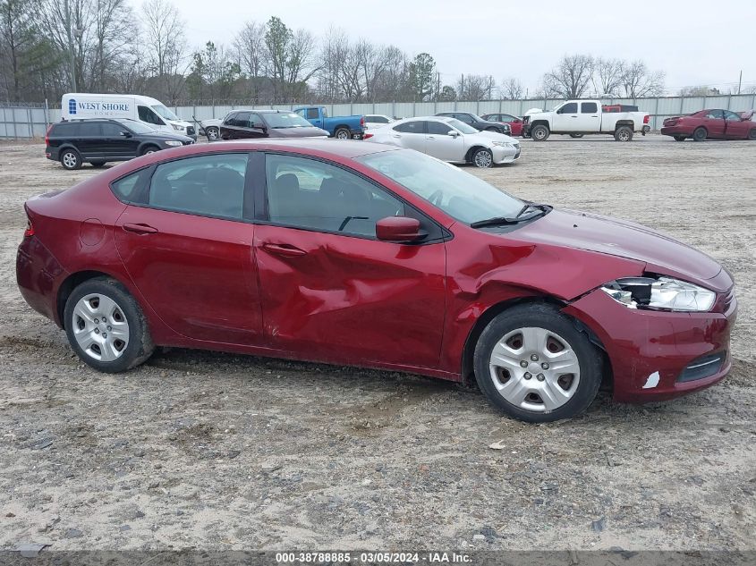 2015 Dodge Dart Se VIN: 1C3CDFAA1FD331073 Lot: 39470765