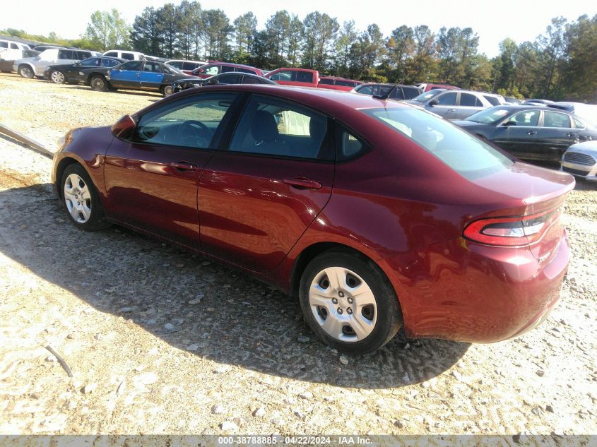 2015 Dodge Dart Se VIN: 1C3CDFAA1FD331073 Lot: 39470765