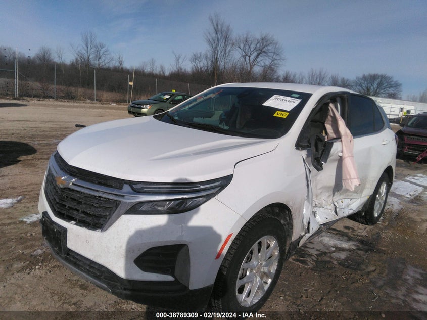 2022 CHEVROLET EQUINOX LT - 3GNAXUEV3NL104060