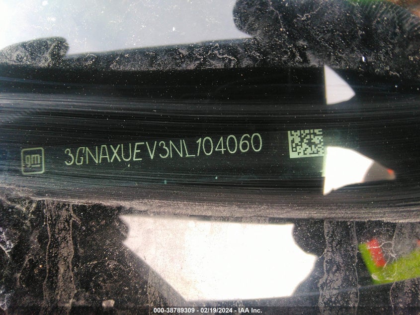 2022 CHEVROLET EQUINOX LT - 3GNAXUEV3NL104060