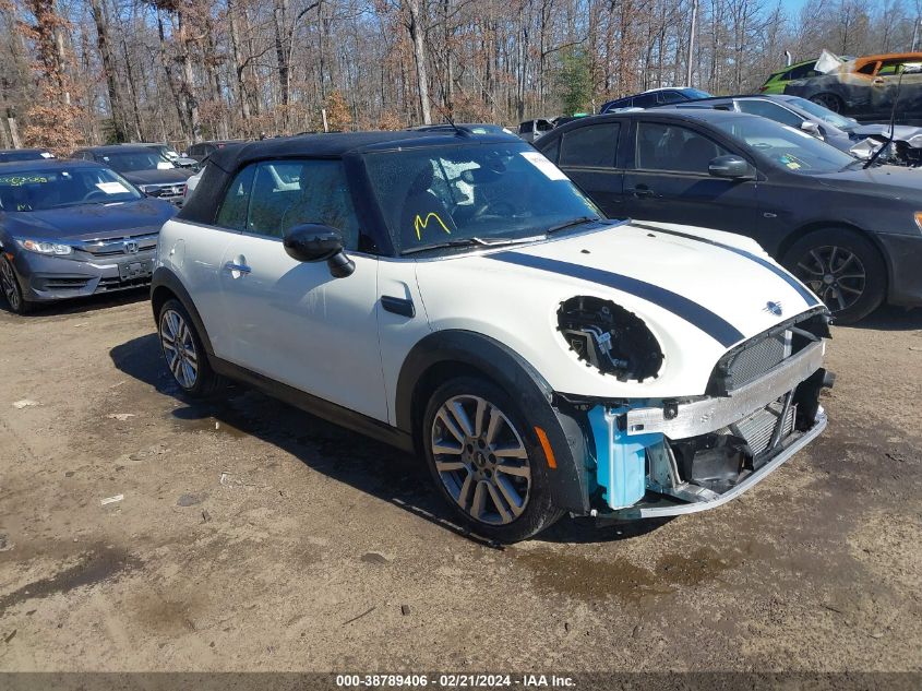 2022 Mini Convertible Cooper VIN: WMW23DL03N3P25291 Lot: 38789406