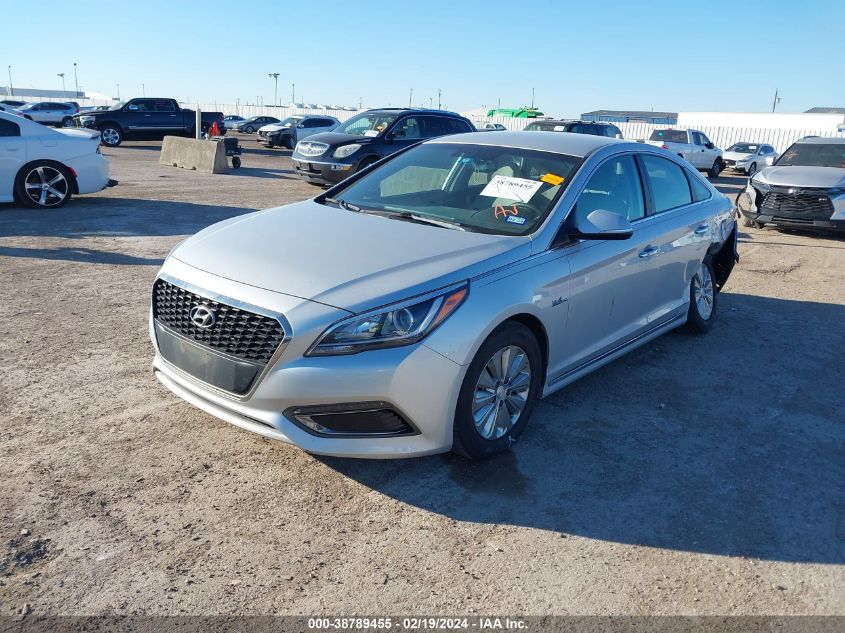 2016 Hyundai Sonata Hybrid Se VIN: KMHE24L14GA027813 Lot: 38789455