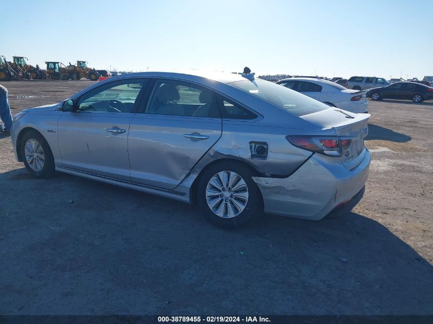 2016 Hyundai Sonata Hybrid Se VIN: KMHE24L14GA027813 Lot: 38789455