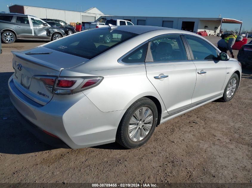 2016 Hyundai Sonata Hybrid Se VIN: KMHE24L14GA027813 Lot: 38789455