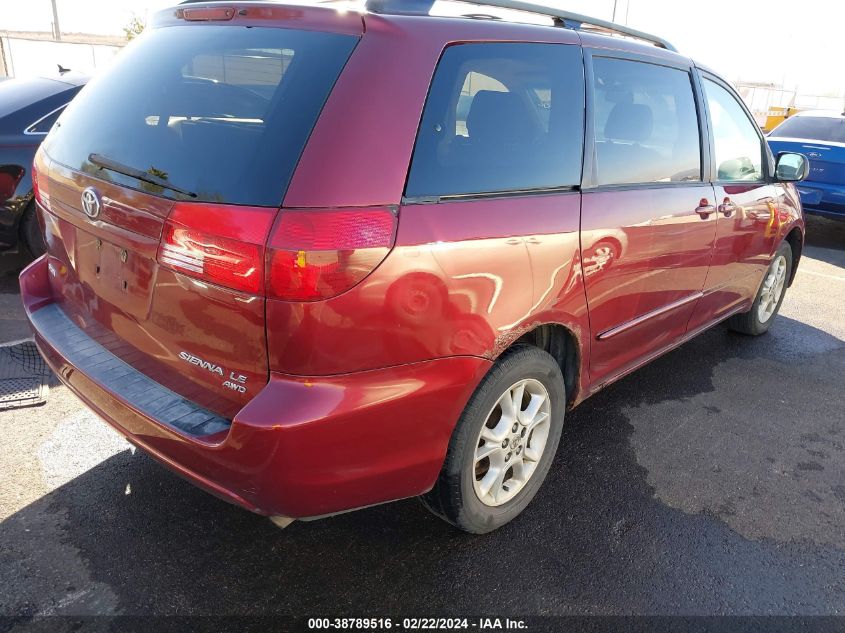 2004 Toyota Sienna Le VIN: 5TDBA23C14S001457 Lot: 40788694