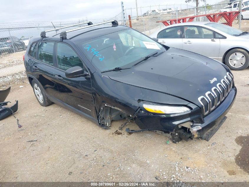 2015 Jeep Cherokee Sport VIN: 1C4PJLAB0FW579557 Lot: 38789601