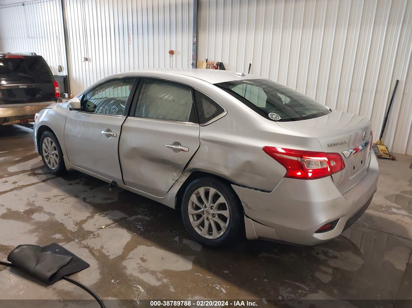VIN 3N1AB7AP7KY286265 2019 NISSAN SENTRA SV