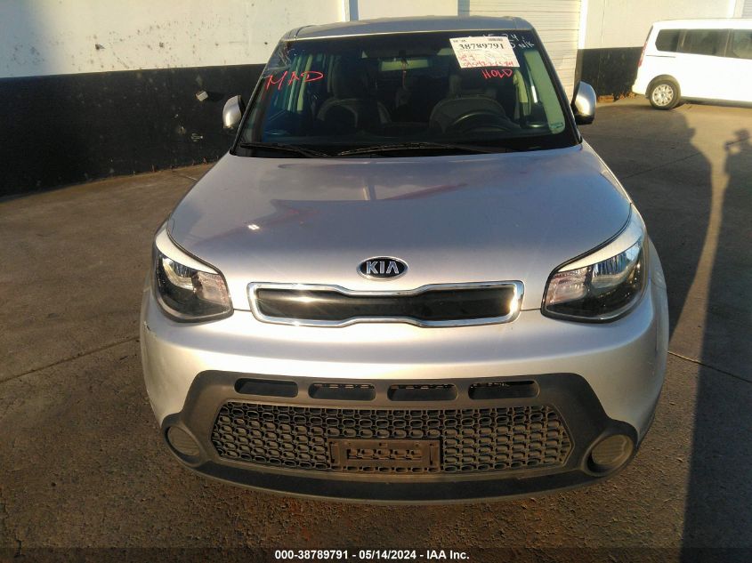 2015 Kia Soul + VIN: KNDJP3A5XF7787695 Lot: 38789791