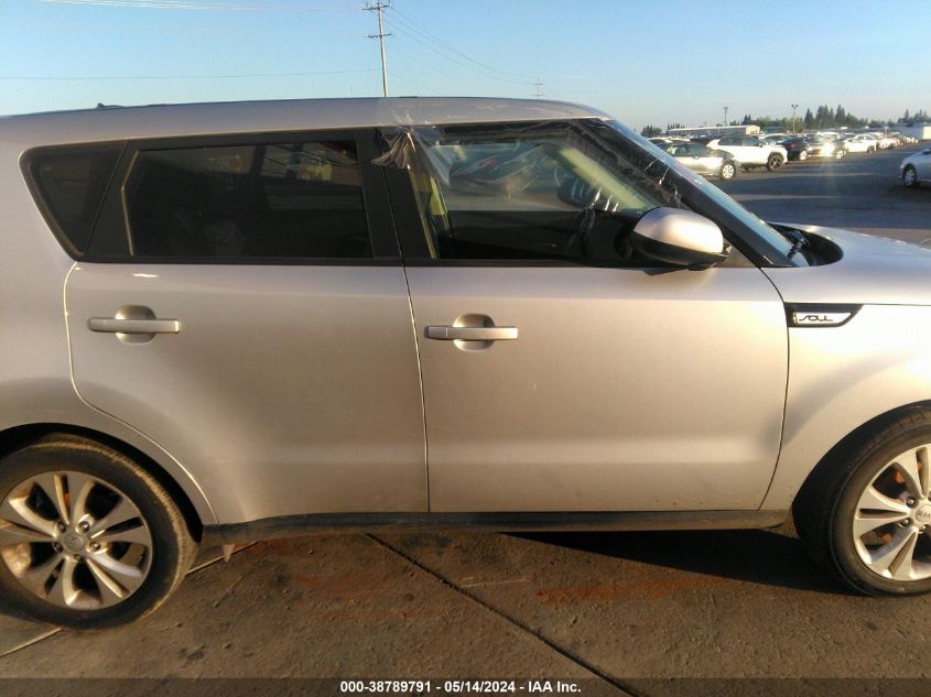 2015 Kia Soul + VIN: KNDJP3A5XF7787695 Lot: 38789791