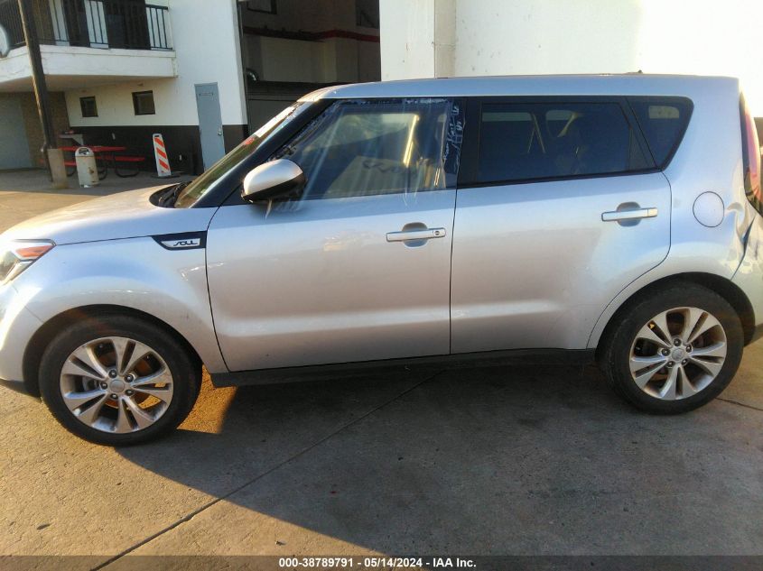 2015 Kia Soul + VIN: KNDJP3A5XF7787695 Lot: 38789791