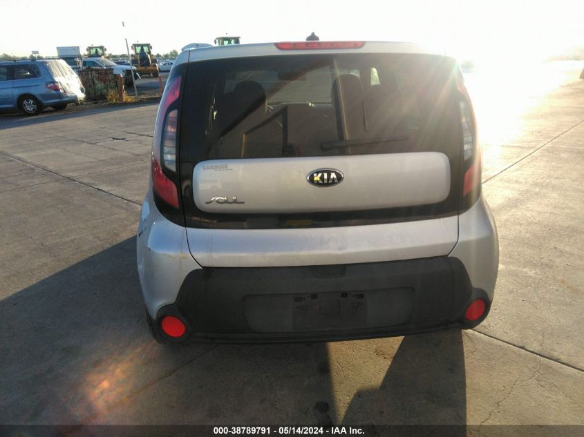 2015 Kia Soul + VIN: KNDJP3A5XF7787695 Lot: 38789791