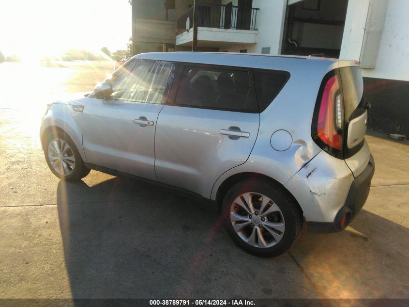 2015 Kia Soul + VIN: KNDJP3A5XF7787695 Lot: 38789791