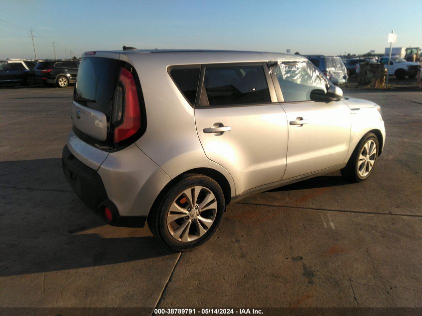 2015 Kia Soul + VIN: KNDJP3A5XF7787695 Lot: 38789791