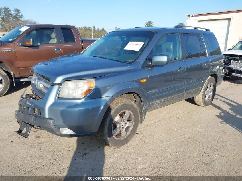 2007 Honda Pilot Ex-L VIN: 2HKYF18517H538419 Lot: 38789961