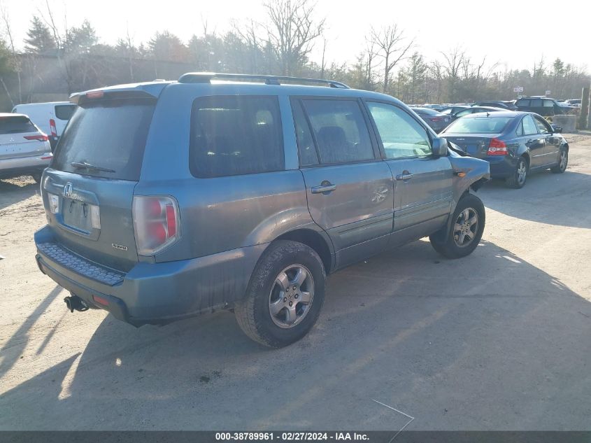 2007 Honda Pilot Ex-L VIN: 2HKYF18517H538419 Lot: 38789961