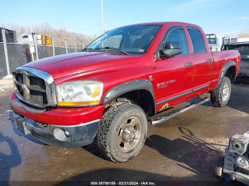 2006 Dodge Ram 2500 Slt/Trx4 Off Road/Sport/Power Wagon VIN: 1D7KS28C56J245608 Lot: 38790158